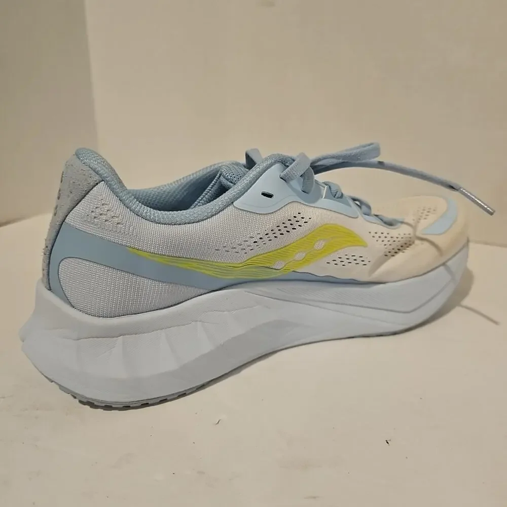 Saucony Tide 2 Women’s Running Shoes Size 9.5 Blue White Breathable Athletic